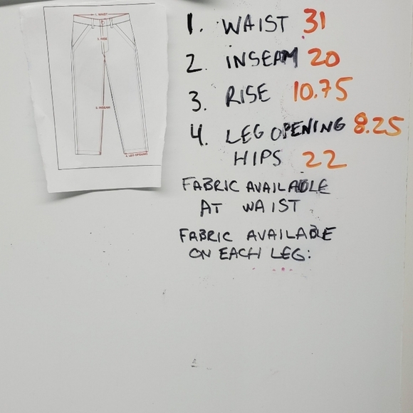 Investmen's Petite Women's  Pants Striped Dress Pants Capris Gold Tan Size 8P - Picture 4 of 4